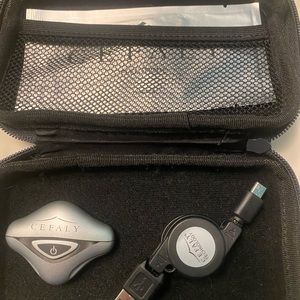 Cefaly Device with electrode, charger and travel pack. 2020